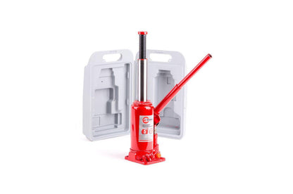 Домкрат гидравлический Intertool - 5 т х 355 мм одноштоковый (в кейсе)