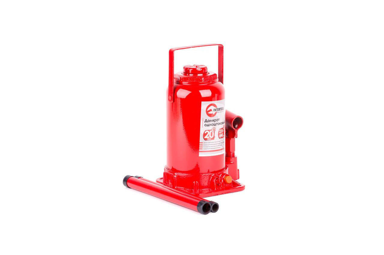 Домкрат гидравлический Intertool - 20 т х 440 мм одноштоковый