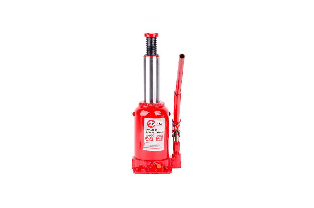 Домкрат гидравлический Intertool - 20 т х 440 мм одноштоковый