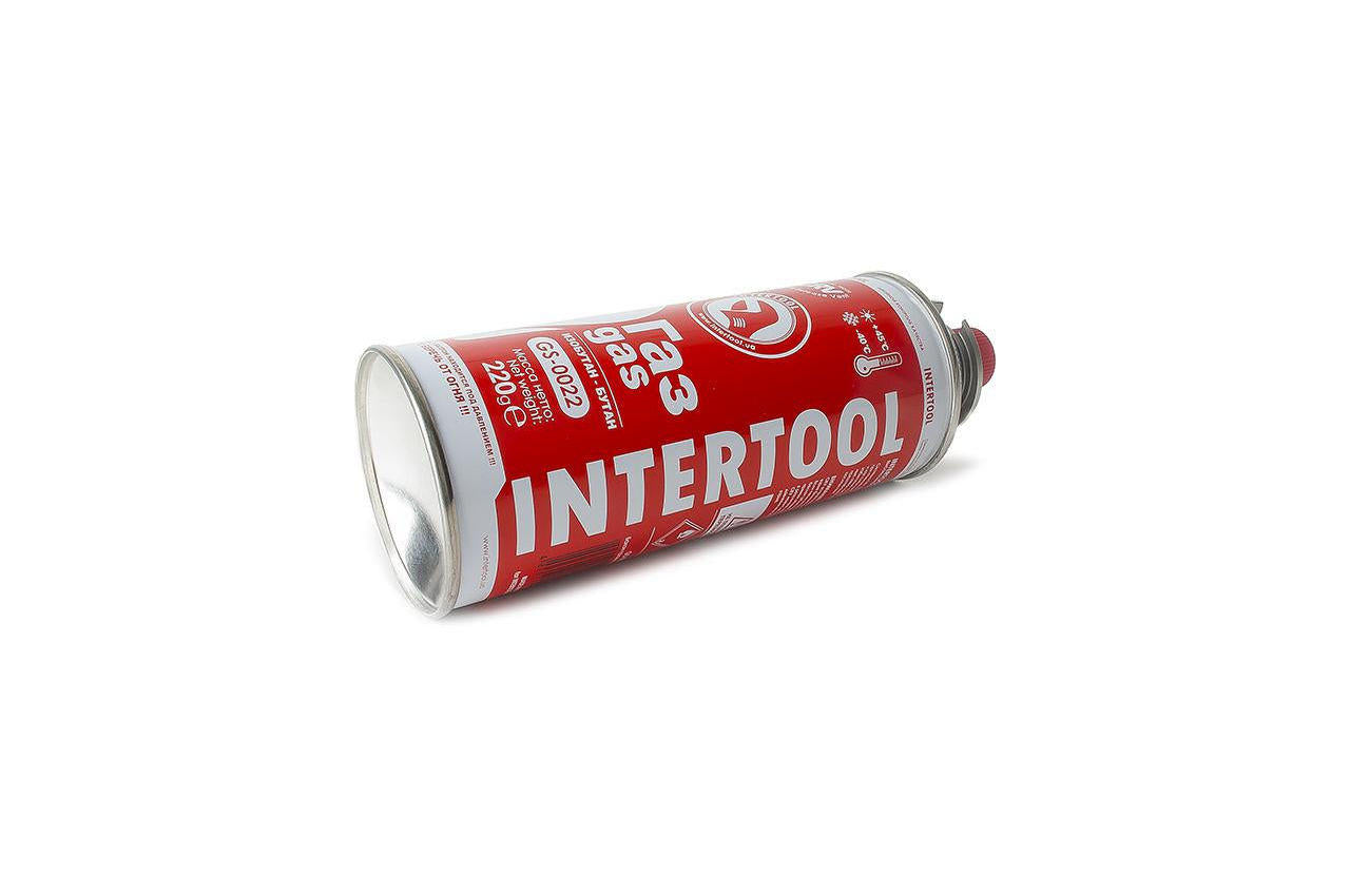 Газовый баллон Intertool - 220г с системой CRV 4/28