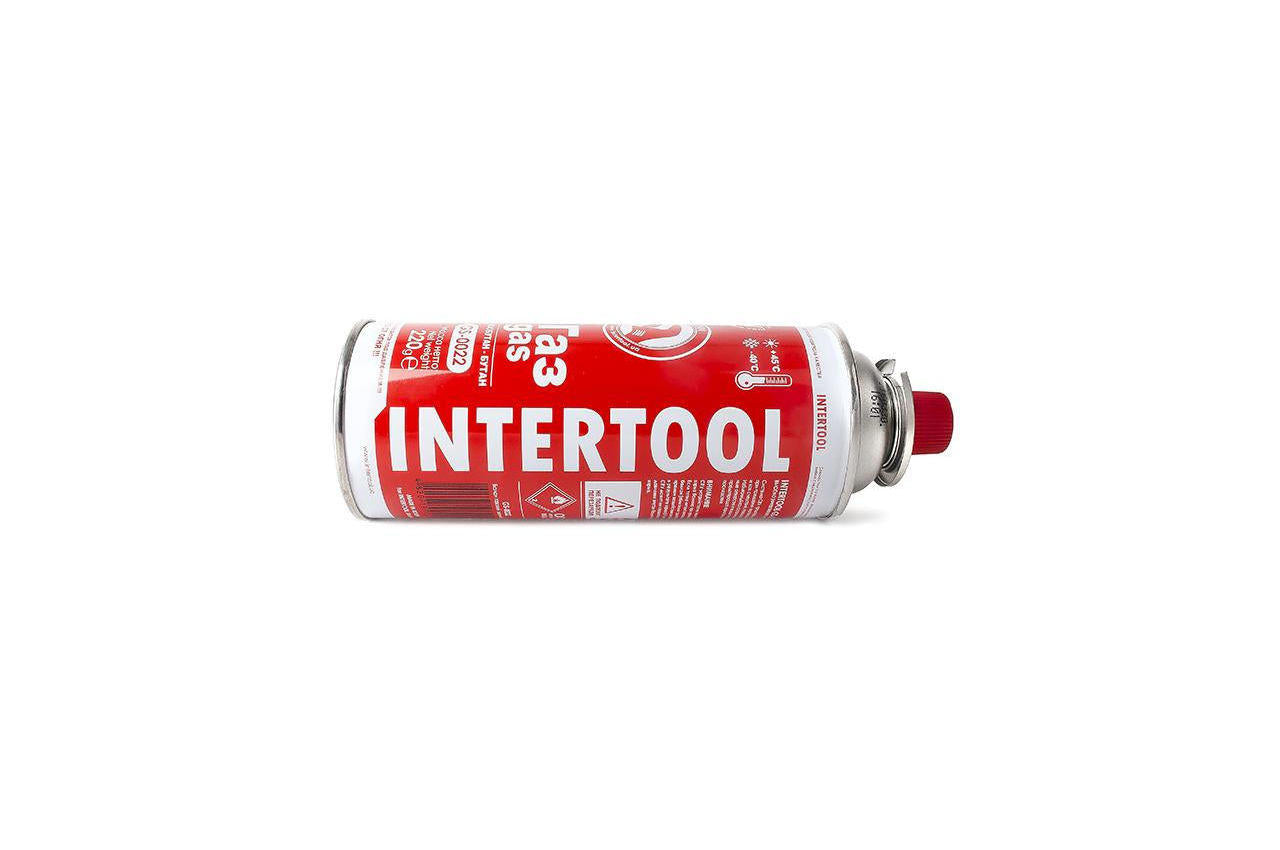 Газовый баллон Intertool - 220г с системой CRV 4/28