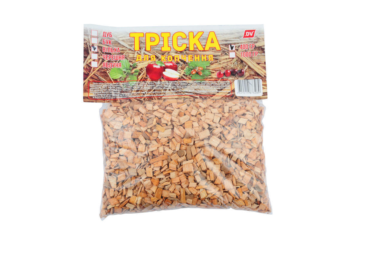 Щепа для коптилки DV - ольха 1000 г