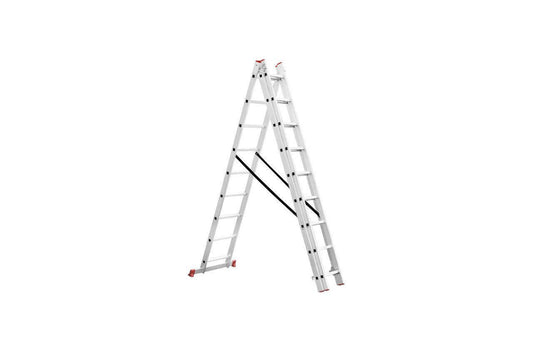 Лестница 3-х раскладная Intertool - 5926 мм х 3x9 ступеней