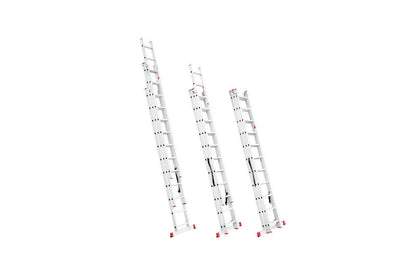 Лестница 3-х раскладная Intertool - 7327 мм х 3x11 ступеней