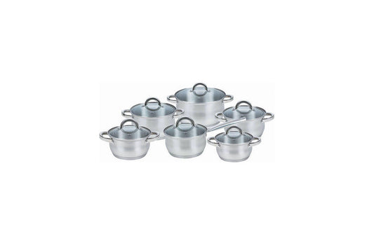 Набор посуды нержавеющий Maestro - 1,5 х 2 х 2 х 3 х 5 х 1,5 л (6 шт.) MR-2120