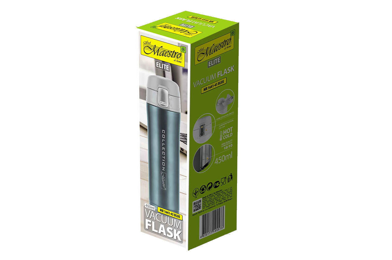 Термокружка Maestro - 450 мл MR-1641-45 синяя