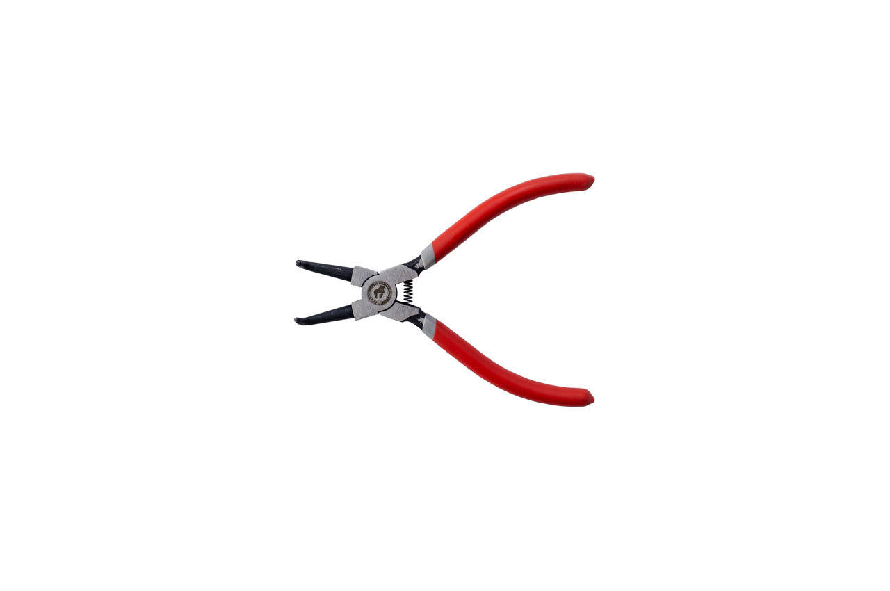 Щипцы для стопорных колец Intertool - 150 мм изогнутые-cжим