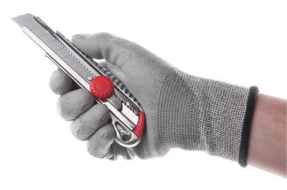 Нож Intertool - 18 мм винтовой, противоскользящий