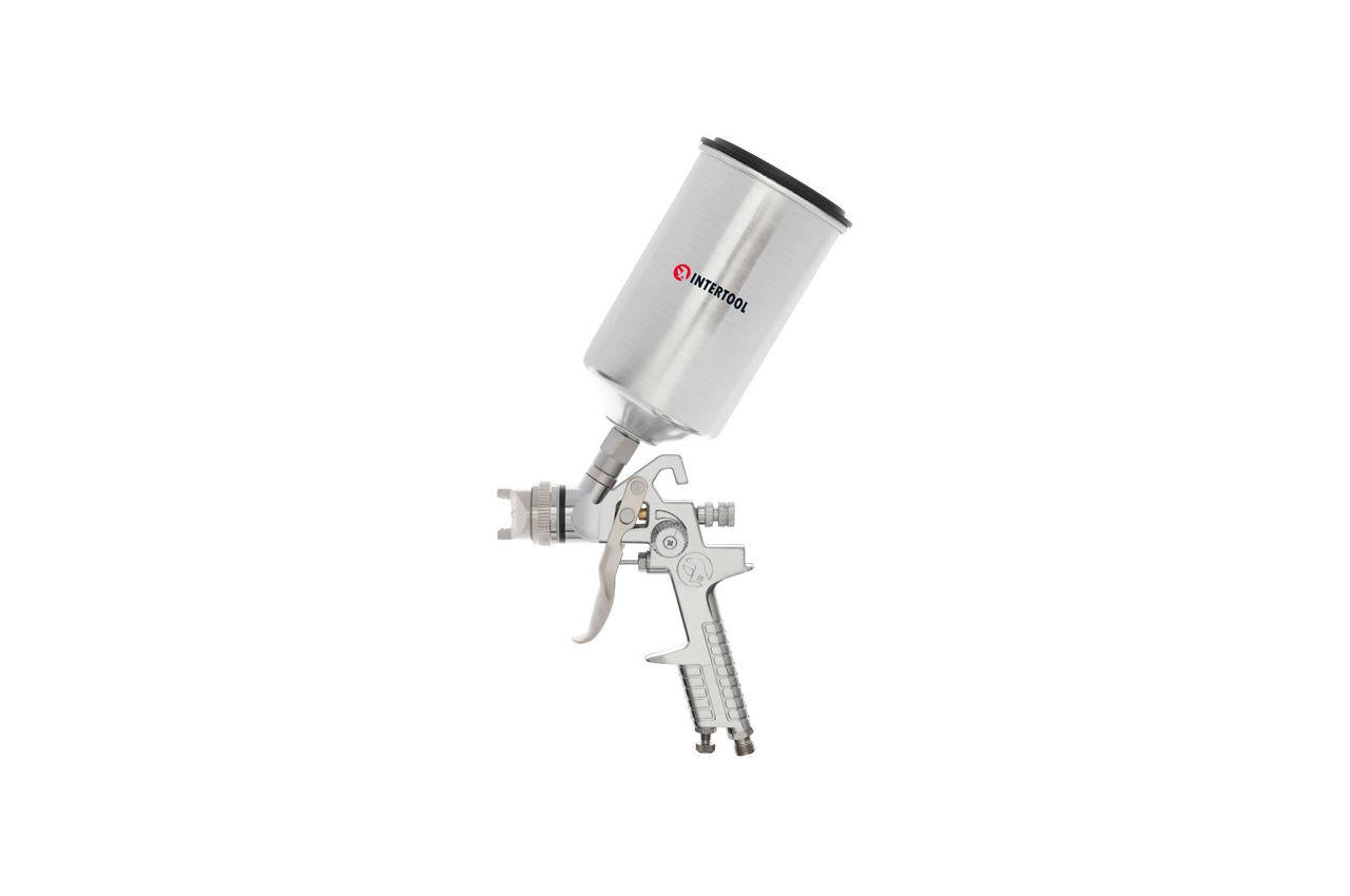 Пневмопистолет лакокрасочный HVLP Intertool - верхний бак 1000 мл x 1,3 мм