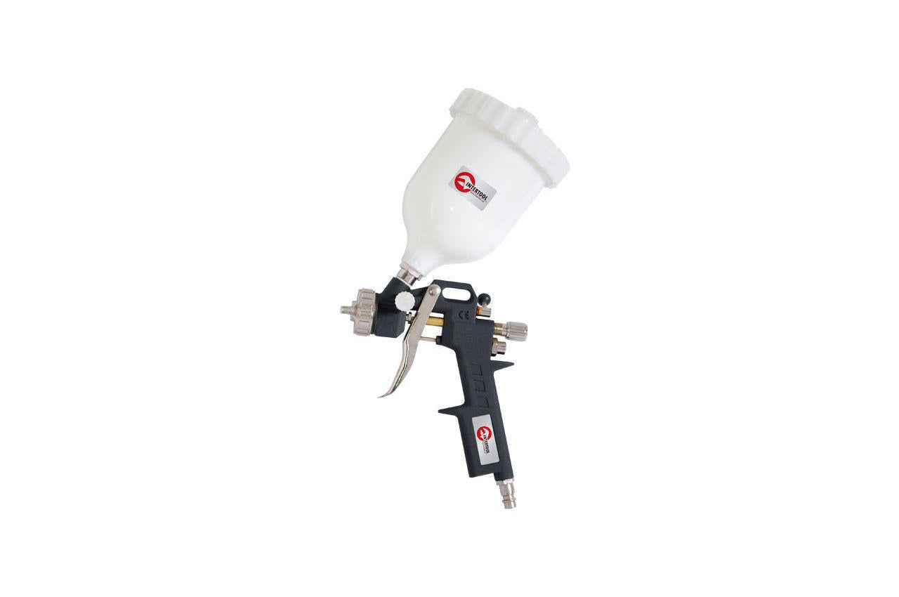 Пневмопістолет HP Intertool лакофарбовий - верхній бак 600 мл x 1,5 мм PT-0210