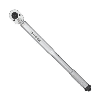 Ключ динамометрический Intertool - 1/2" x 28-210 Н/м, с переходником 3/8"