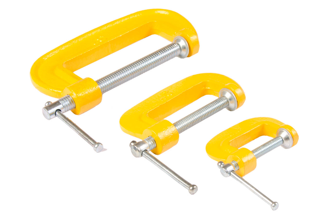 Набір струбцин G-тип Mastertool - 25 x 45 x 70 мм (3 шт.)