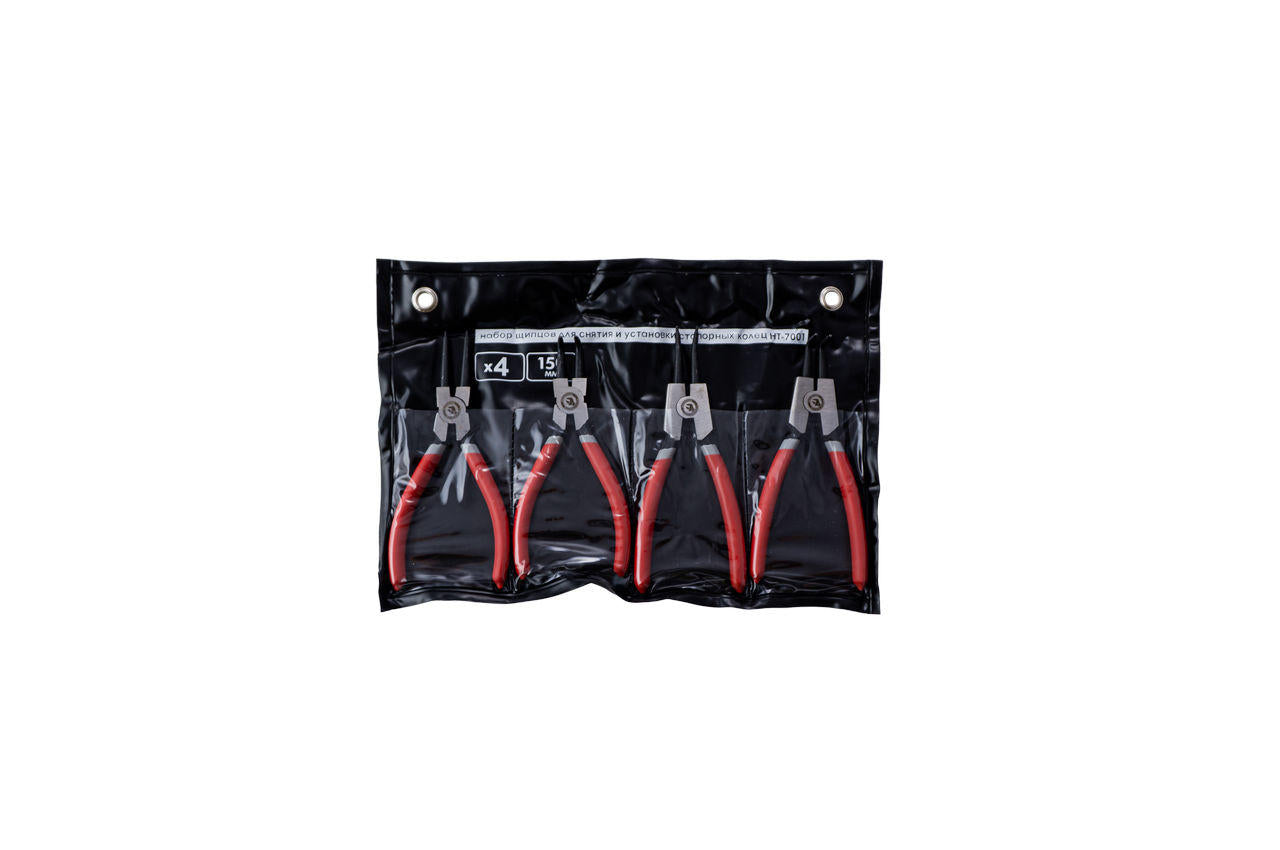 Набор щипцов для стопорных колец Intertool - 150 мм (4 шт.)