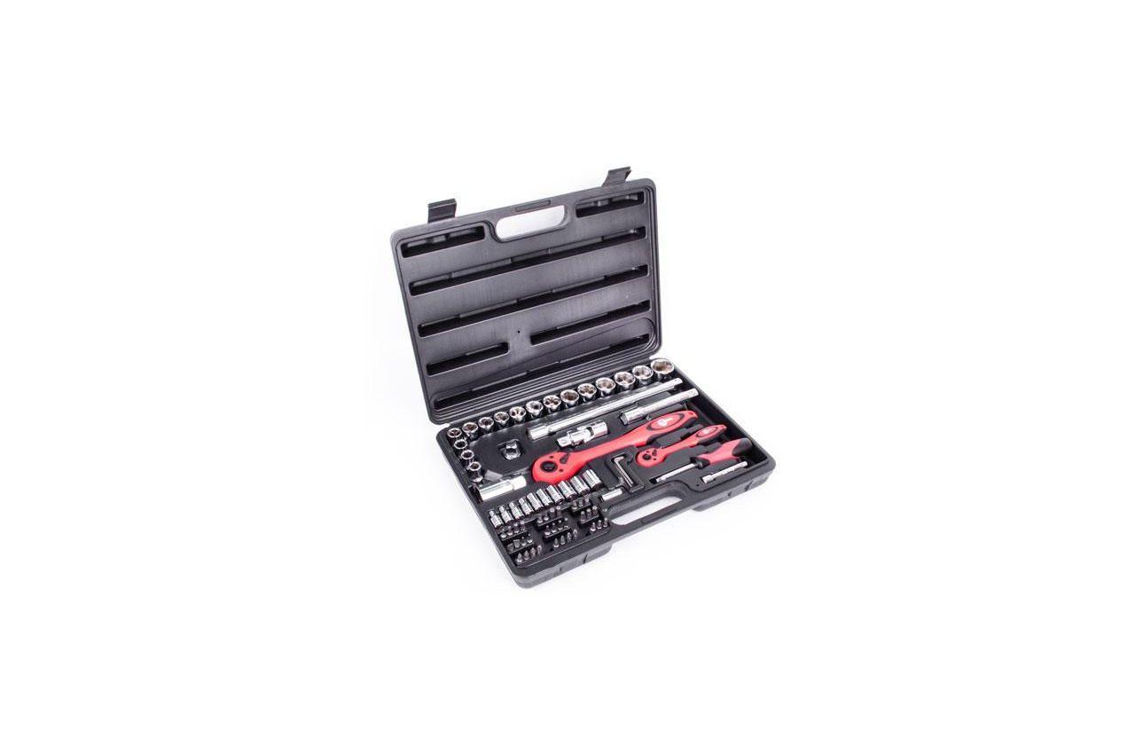 Набор инструмента Intertool - 1/4", 1/2" 72 ед. ET-6072