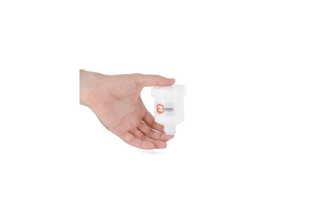 Бачок для пневмопистолета HVLP Intertool - 125 мл внутренняя резьба 3/8"