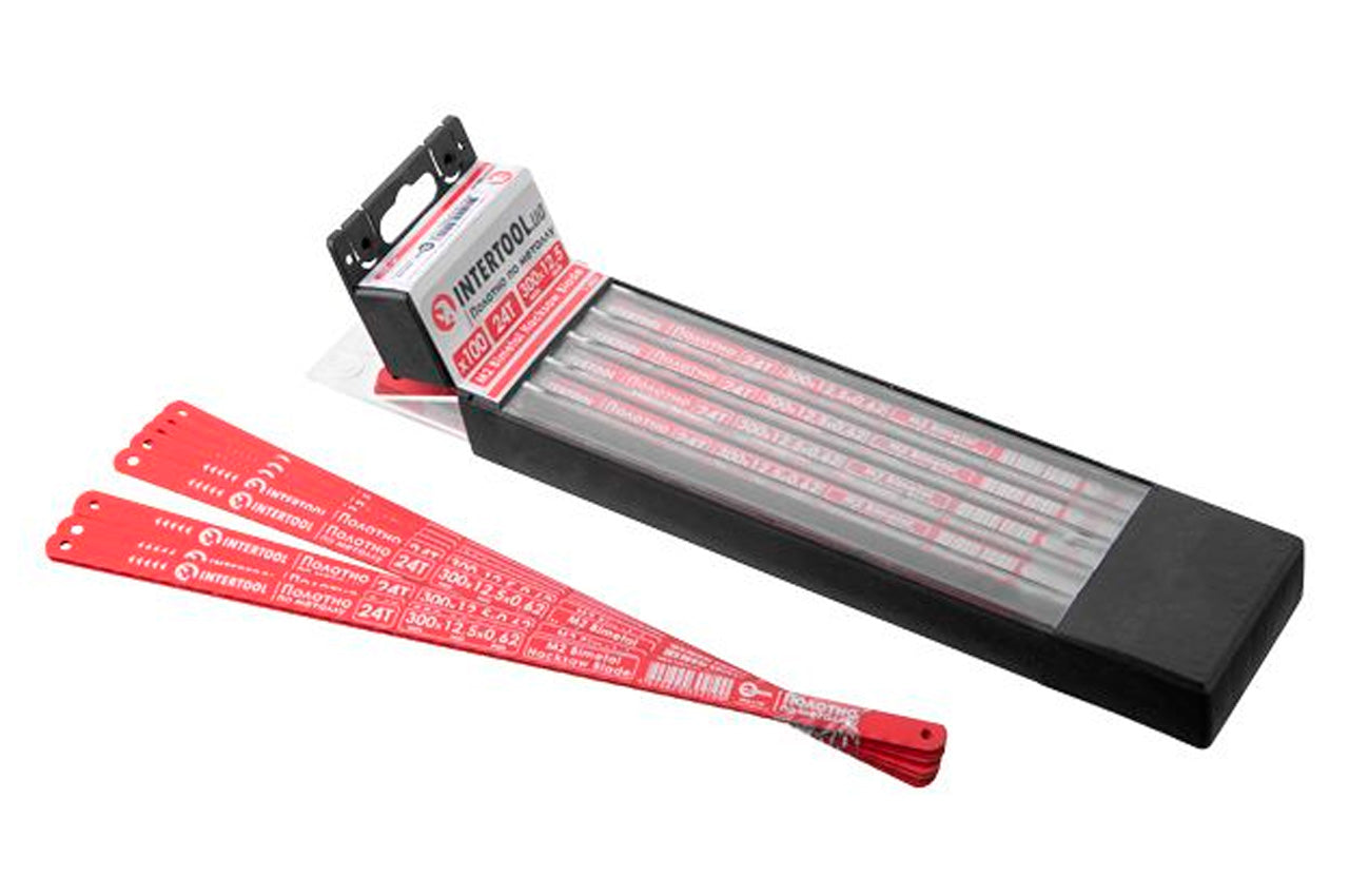Полотно ножовочное по металлу Intertool - 300 мм x 24T x 1" M2