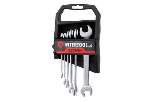 Набор рожковых ключей Intertool - 6 шт. (6-17 мм) Pro