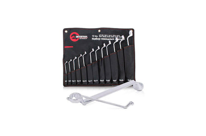 Набір накидних ключів Intertool – 12 шт. (6-32 мм) Pro