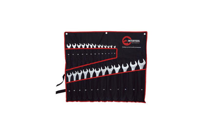 Набор рожково-накидных ключей Intertool - 25 шт. (6-32 мм) в чехле