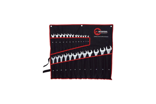 Набор рожково-накидных ключей Intertool - 25 шт. (6-32 мм) в чехле