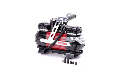 Автомобільний мінікомпресор Intertool - 12В x 7 bar x 40 л/хв, двопоршневий