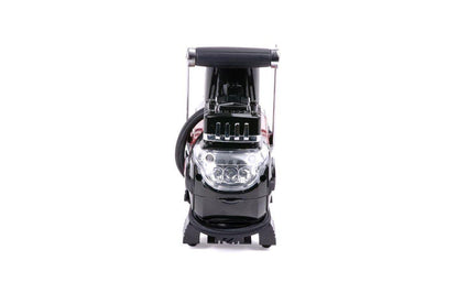 Автомобільний мінікомпресор Intertool - 12В x 7 bar x 40 л/хв, двопоршневий