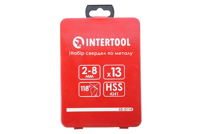 Набор сверл по металлу Intertool - 13 шт. (2-8 мм)