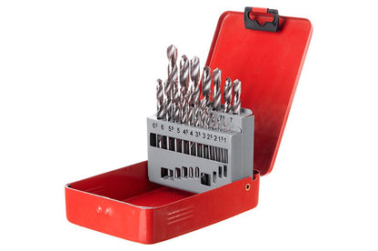 Набор сверл по металлу Intertool - 19 шт. (1-10 мм)