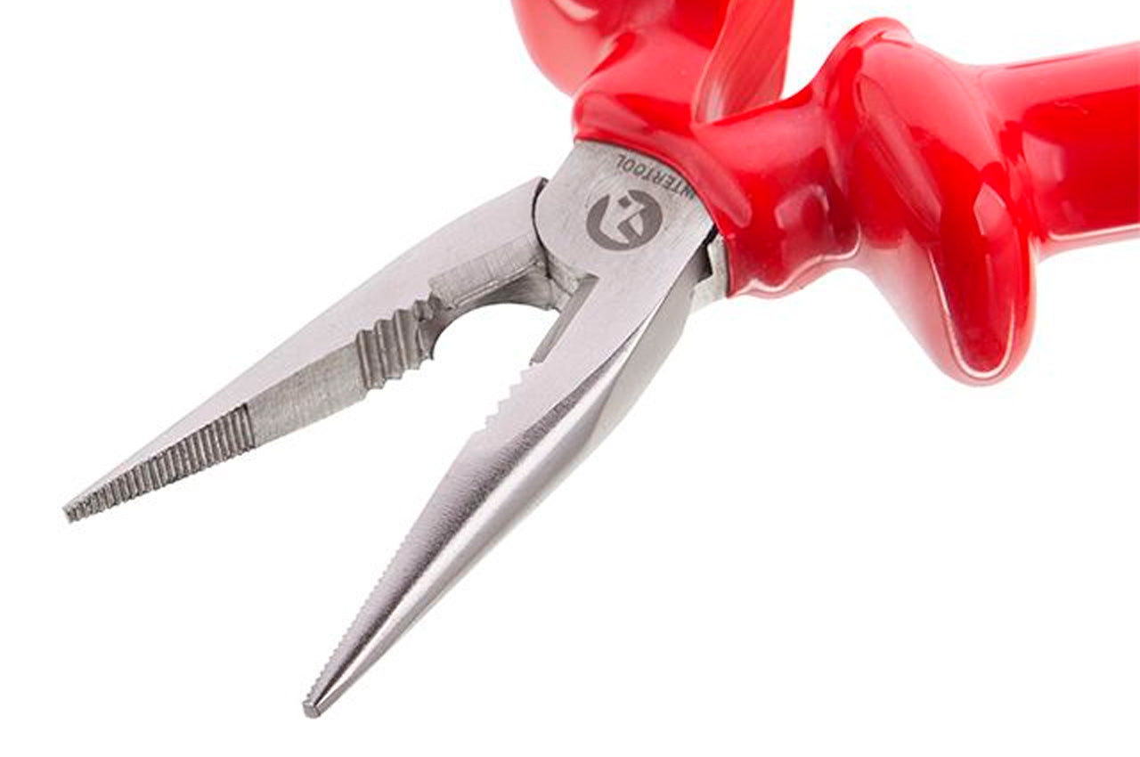 Щипцы удлиненные прямые Intertool - 160 мм 1000В