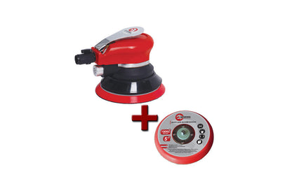 Шлифмашина эксцентриковая пневматическая Intertool - 125 мм