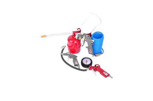 Набор лакокрасочный Intertool - верхний бак 600 мл шланг полиуретановый (5 шт.)