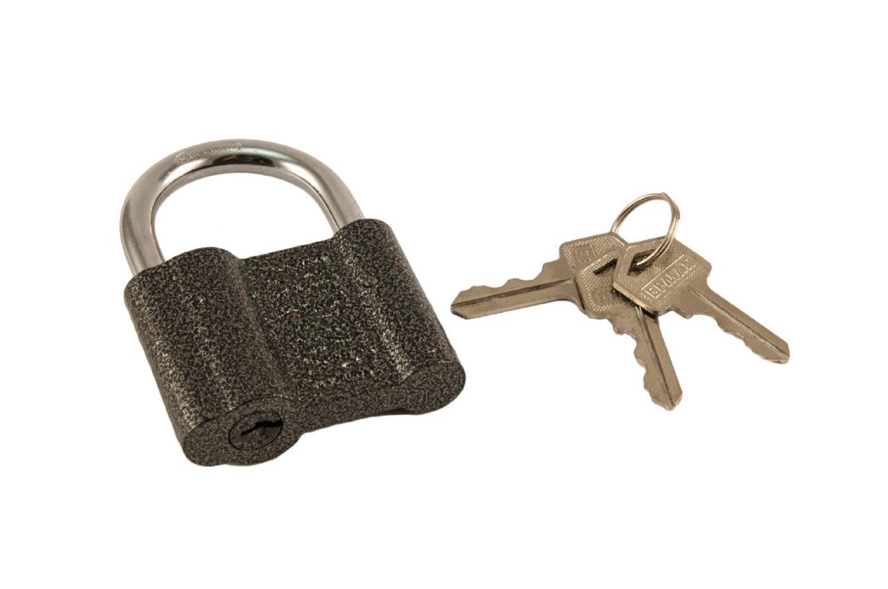 Замок навесной FZB - 80 мм ермак серый