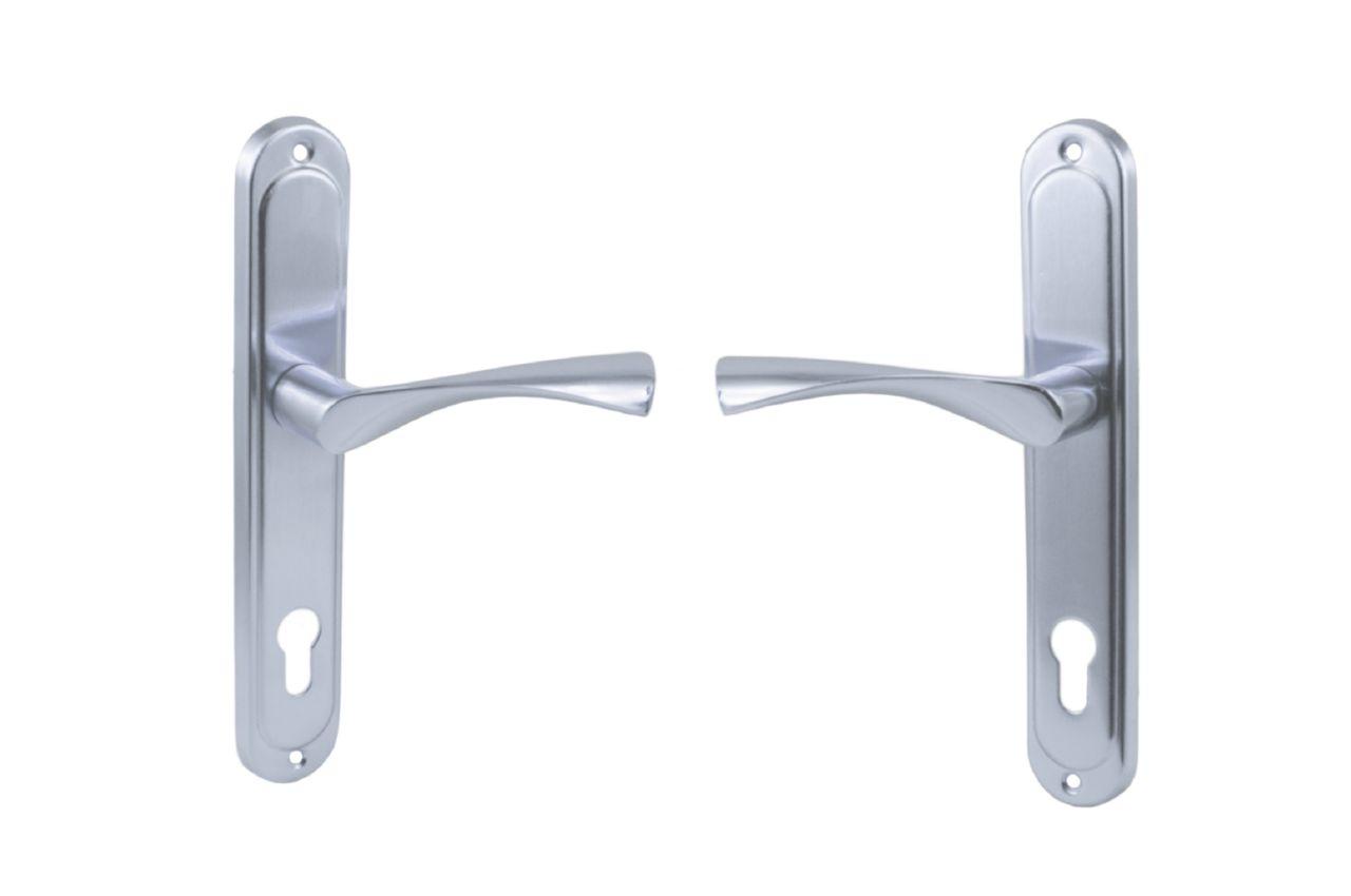 Ручка на планке под цилиндр FZB - 85 мм ET-257 СР