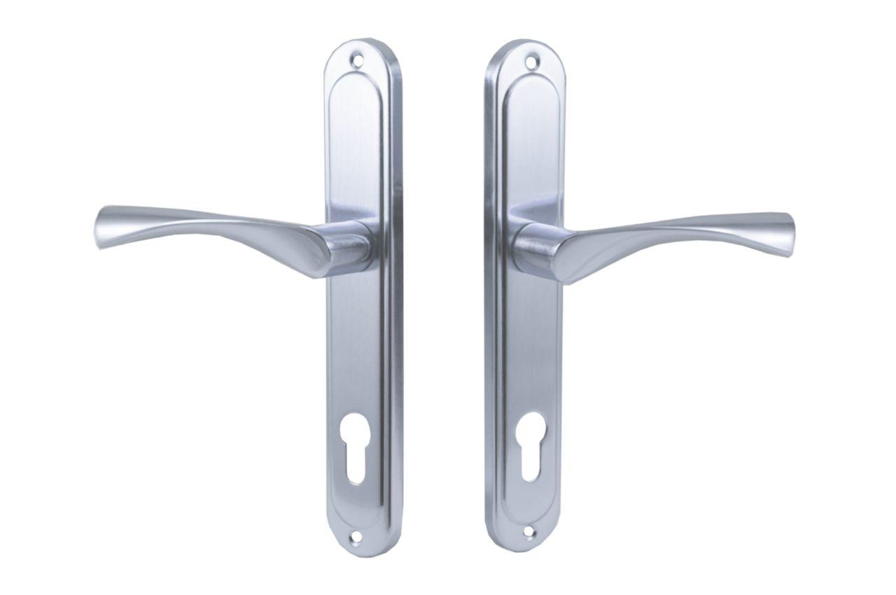 Ручка на планке под цилиндр FZB - 85 мм ET-257 СР