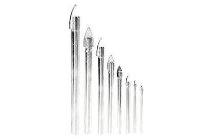 Набор сверл по стеклу и керамике Granite - 4 x 5 x 6 x 8 x 10 x 12 мм (8 шт.)