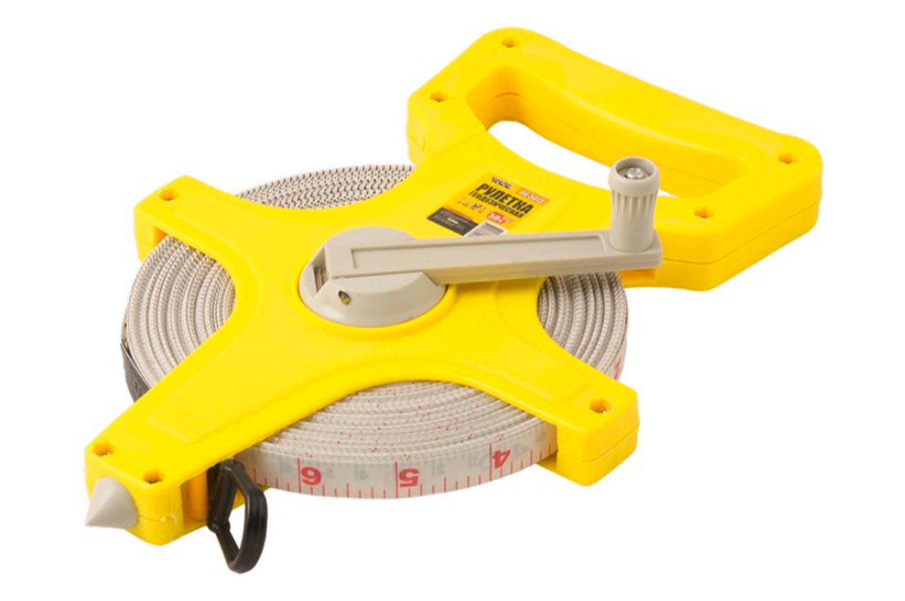 Рулетка Mastertool - 50 м x 13 мм геодезическая стекловолокно