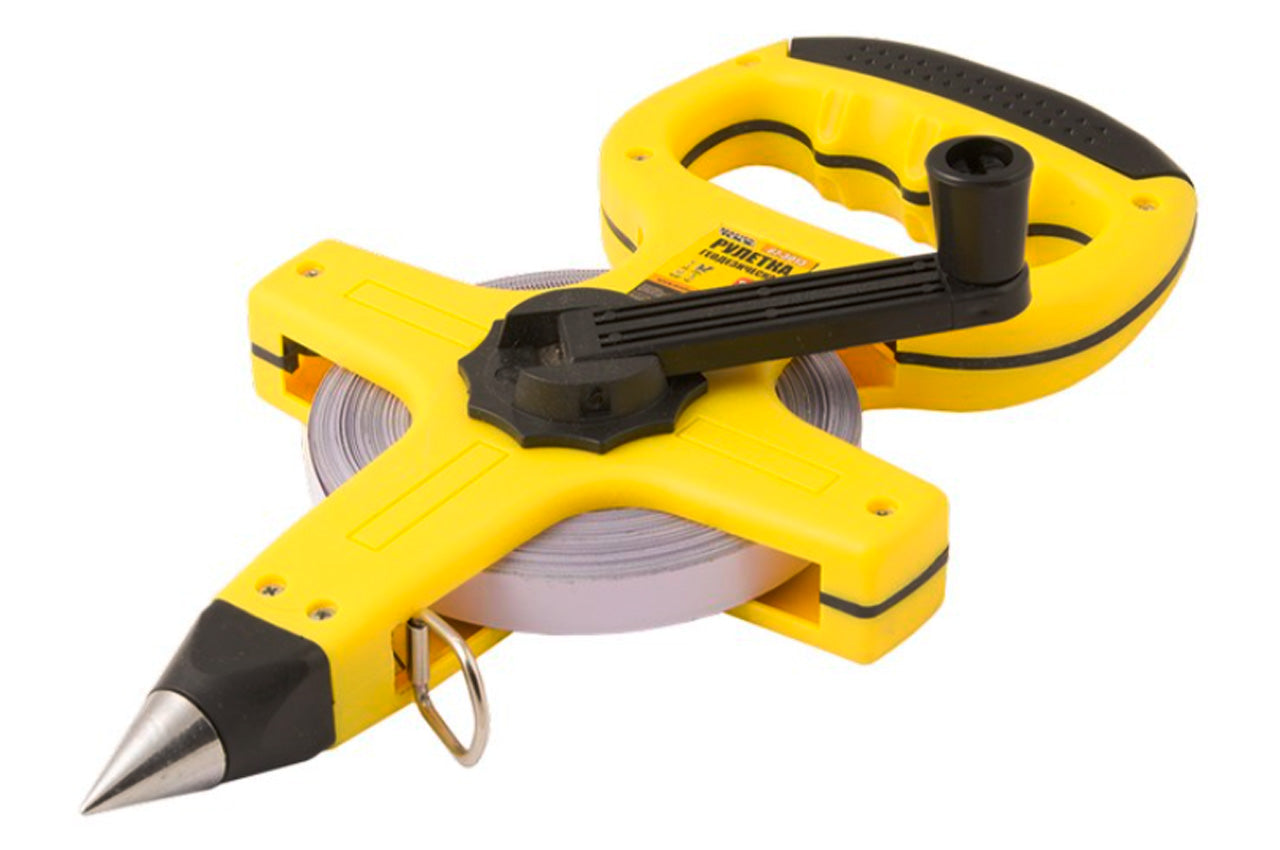 Рулетка Mastertool - 30 м x 13 мм геодезическая металлическая