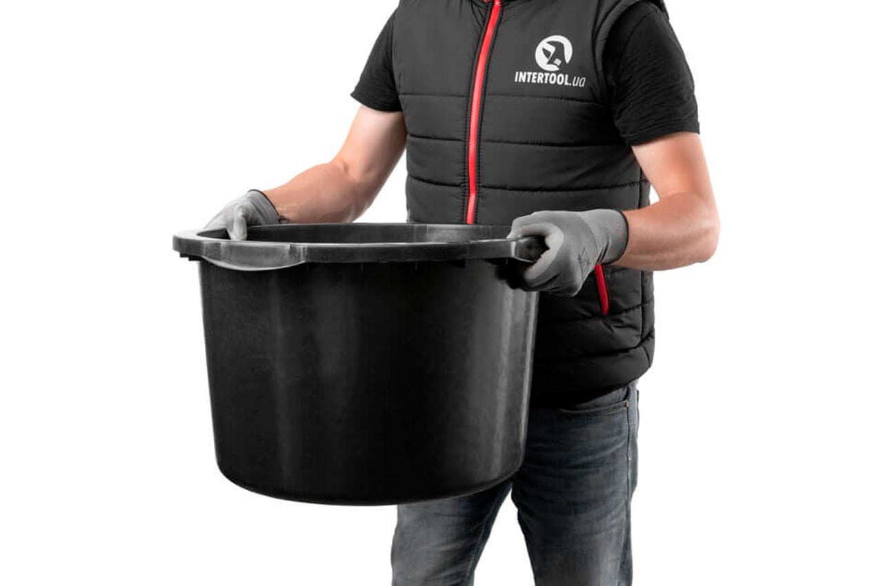Таз будівельний Intertool - 45 л круглий