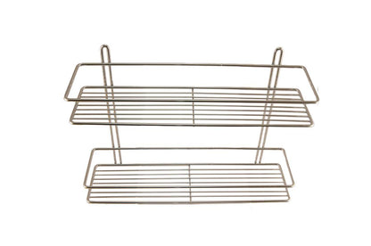 Полка для ванной FZB - 110 x 400 x 250 мм прямая двойная