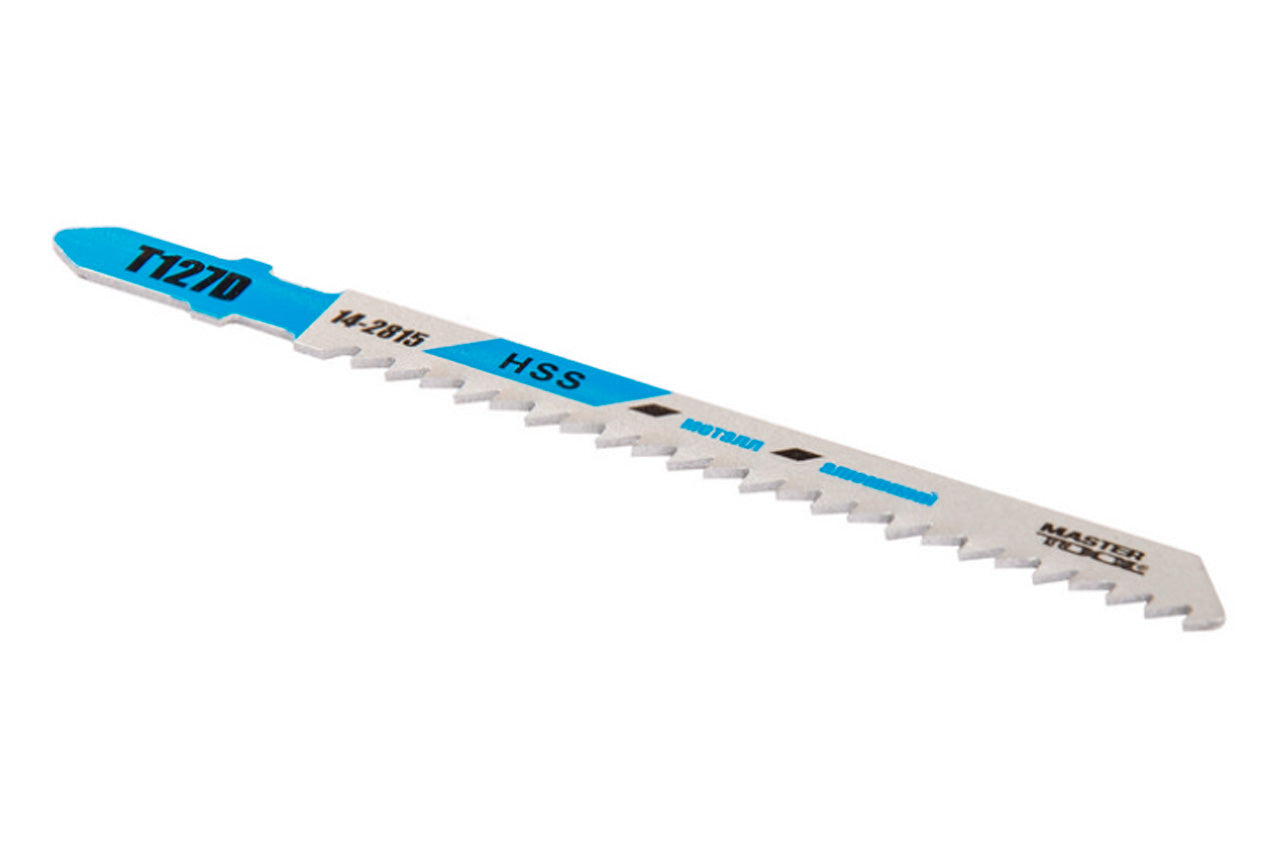 Полотно пиляльне для лобзика Mastertool - T127D 100 мм x 8T, метал (5 шт.)