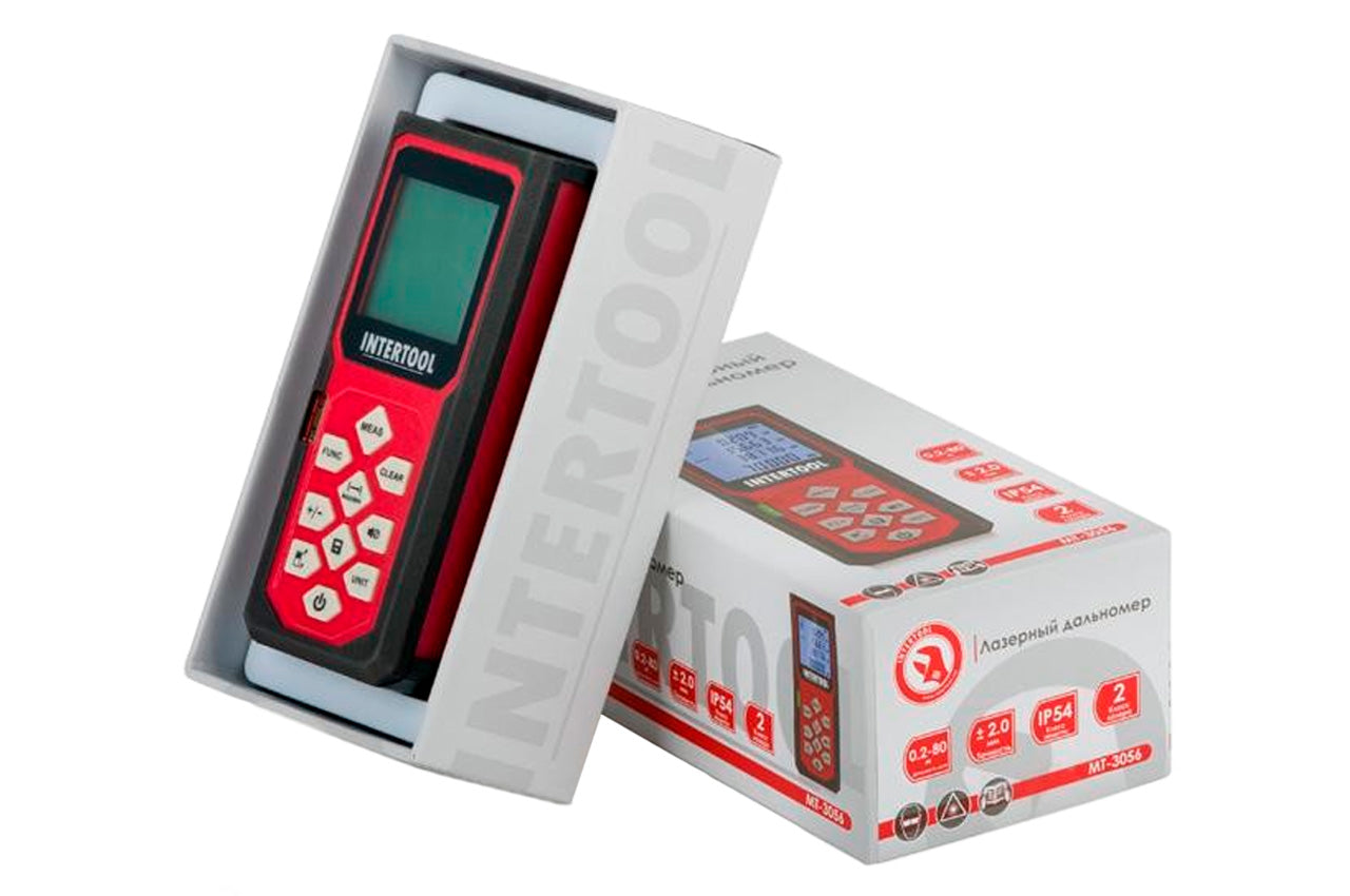 Дальномер лазерный Intertool - 80 м
