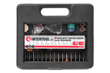 Комплект аксессуаров для гравера Intertool - 100 ед.