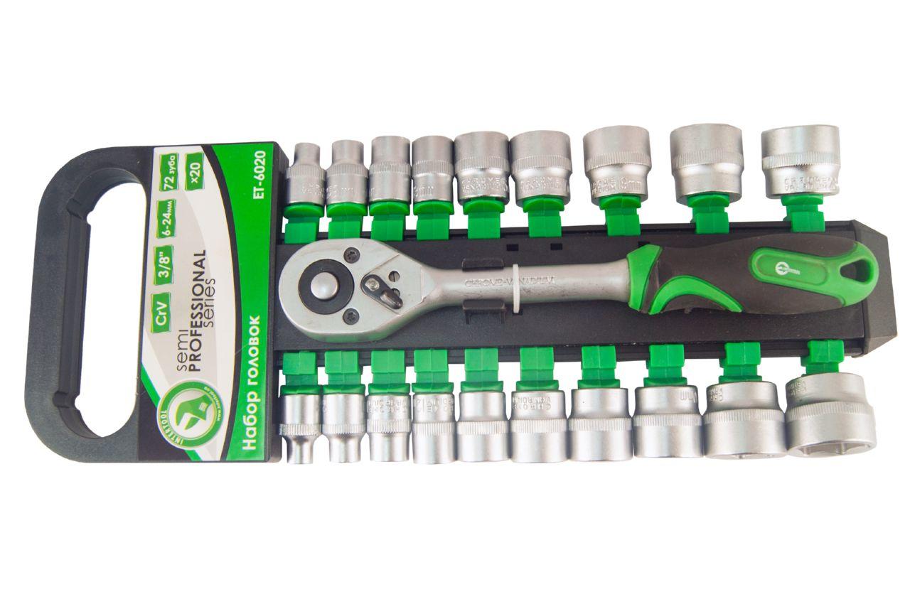 Набор инструмента Intertool - 20 ед. x 3/8" SemiPro