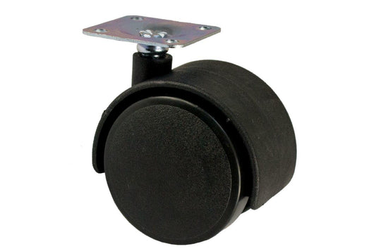 Опора колесная FZB - 50 мм без фиксатора черная