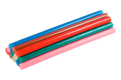 Клеевые стержни Mastertool - 11,2 x 200 мм цветные (12 шт.)