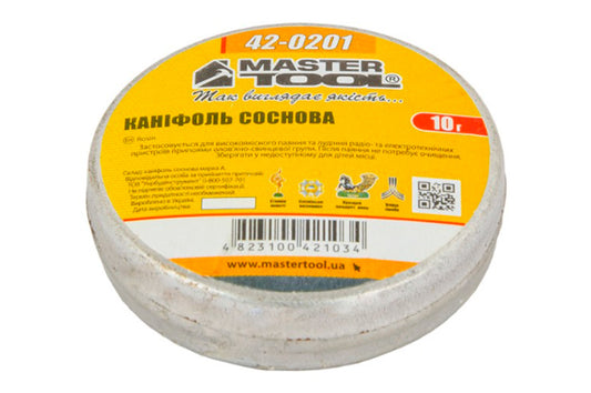 Канифоль Mastertool - 10 г сосновая