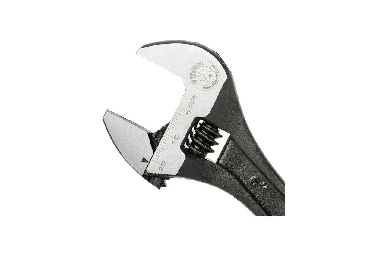 Ключ разводной Intertool - 150 мм (0-20 мм) фосфатированный