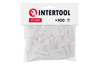 Клинья для плитки Intertool - 25 мм (100 шт.)