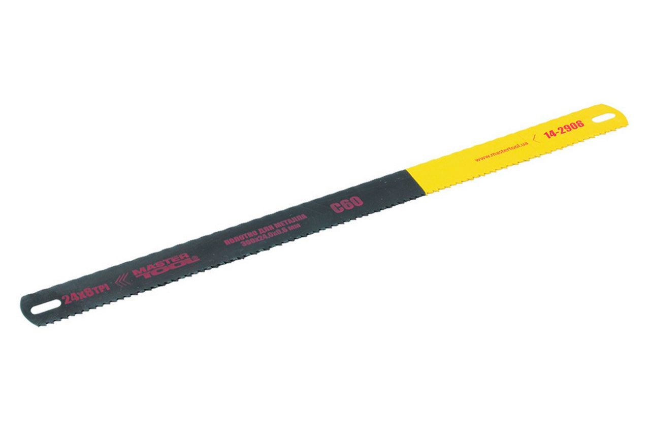 Полотно ножівкове по металу-дереву Mastertool - 300 x 25 мм (8T x 24T x 1")