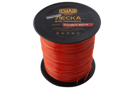 Леска для триммера Сила - 2,0 мм x 450 м "звезда"
